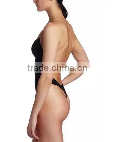 Women Underwear Lingerie Sexy CLEAR STRAP BACKLESS DEEP Plunge THONG Backless BODY SHAPER Sz S-XL,Women's U Plunge Body Suit photo-3