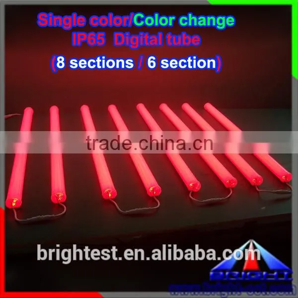8 Segments SMD5050 IP65 Led Digital Tube ,led Pixel Tube Light,colorful Dmx Led Tube photo-3