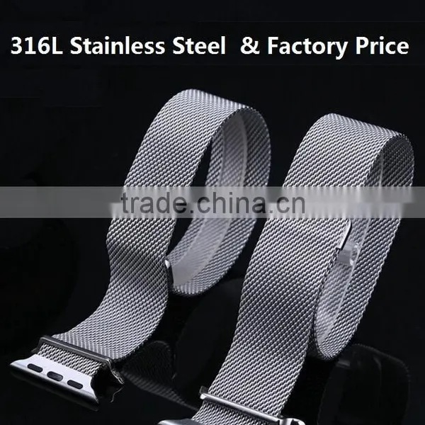 316L Stainless Steel Watch Strap, Watch Band for Apple Watch Band Most Popular
