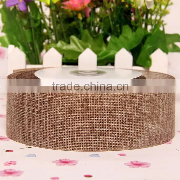 Colorful Rustic Burlap Ribbon,natural Jute Trim,hessian Burlap Trims for Decoration photo-6