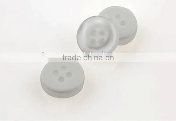 Custom Black Button Laser Logo Plastic Button Polyester Button Resin Button for Garment
