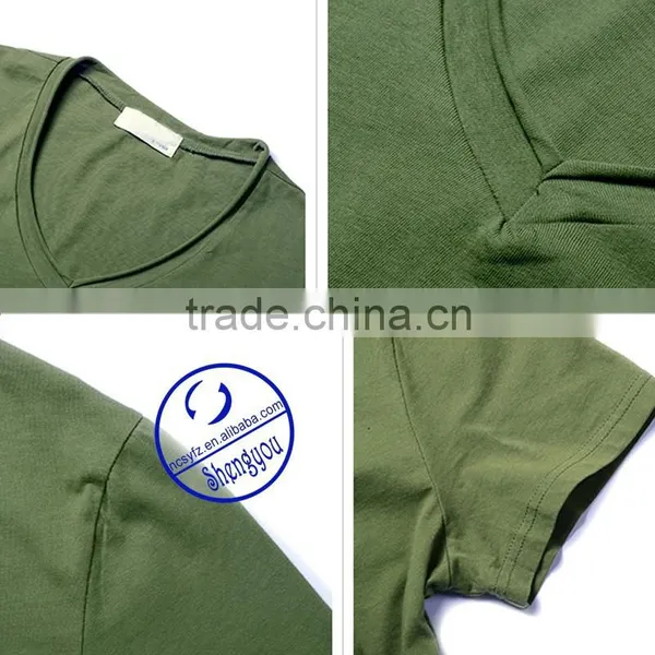 Wholesle Custom Mens Colorful Blank Plain Tshirts photo-5