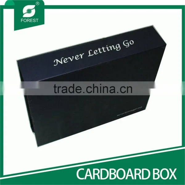 LUXURY CARDBOARD GIFT BOX BLACK MATT BOX photo-6