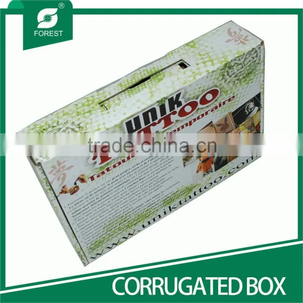 CHINA MADE FOLDED CORRUGATED PAPER BOXES WITH LITHO PRINT photo-3
