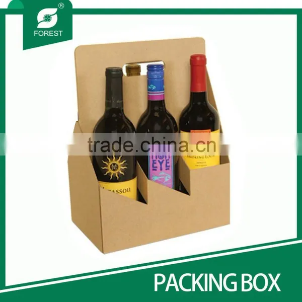 6 PACK WINE OR BEER CARRIER WHITE OR BROWN photo-5