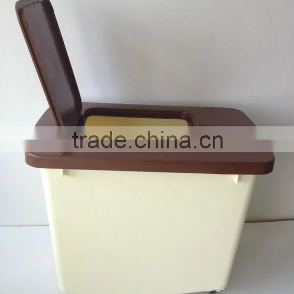 H509 Wholesale High Quality Plastic Pet Food Storage Containers With Wheels