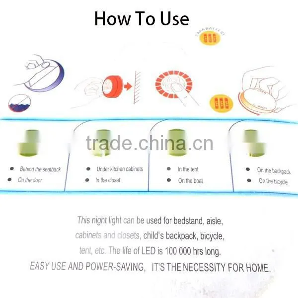 Super Bright Ultra Value 3 LED Touch Light Push Light photo-6