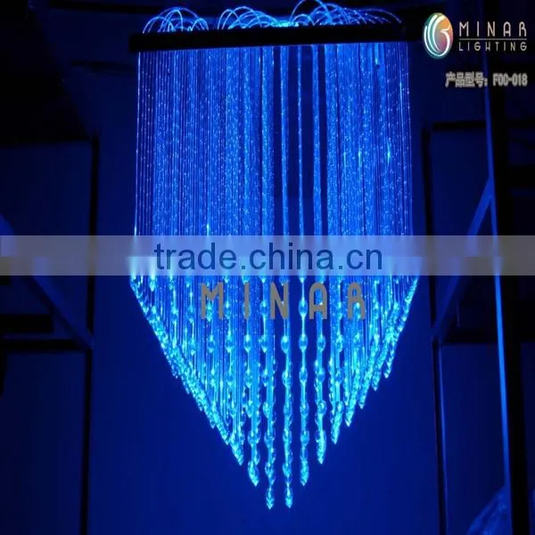 High Quality 0.75mm Decorative Plastic Ceiling Side Glow Optic Fiber Light photo-2