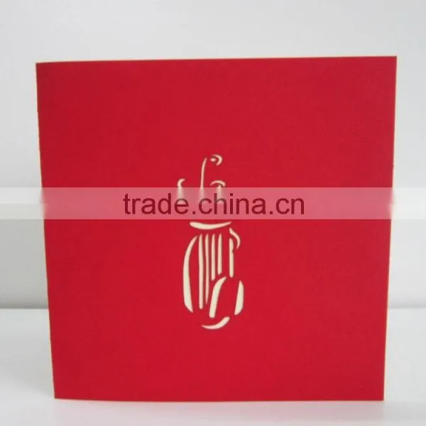 Golf Bag Pop up Greeting Card photo-2