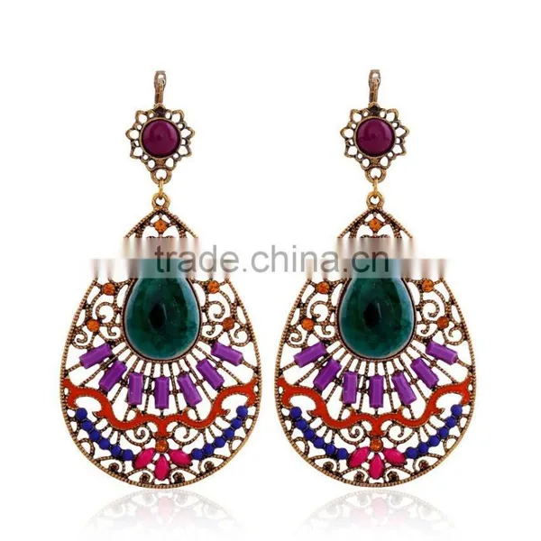 2015 Wholesale Fashion Drop Earring Imitation Diamond Beaded Earring photo-6