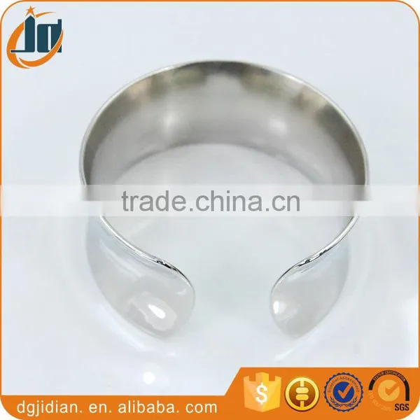 Custom Jewelry Designs Stailess Steel Blank Bangle Bracelets Wholesale photo-5