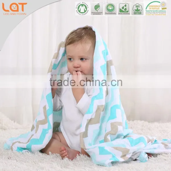 LAT Muslin Swaddle Blanket Fabric Organic Swaddle Muslin Swaddle Blanket photo-5