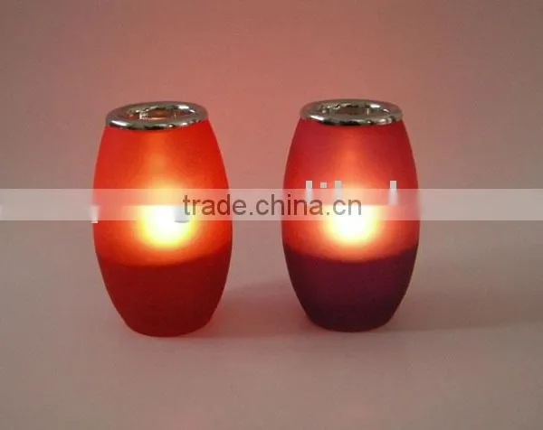 Glass Candle Holder