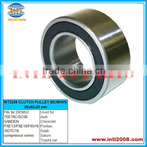 MT2208 Clutch Bearing 35BD5220 Fits for DENSO 7SE16C DCS17 SANDEN PXE13/PXE16 Compessor Series Audi Chevrolet Toyota Saab