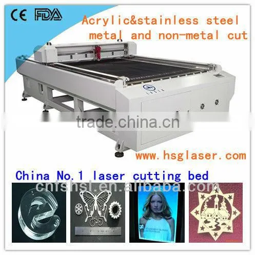 New Development 20 Years Guarantee Laser Cut 25-30mm Acrylic and 1-2mm Stainless Steel Metal Co2 Laser Cut Machine 1300*2500mm