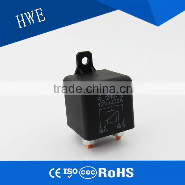 Electrical Starting Relay 200A 12VDC 24VDC Auto Relays
