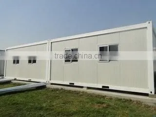 Trade Assurance China Steel Structure Flat Roof Prefab Villa House
