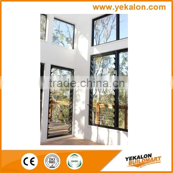 European Style Glass Louver Window for Ventilation With Movable/Adjustable Blade