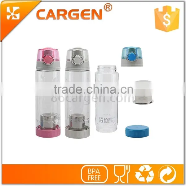 Wholesale Transparent Plastic Tea Strainer Water Bottle photo-3