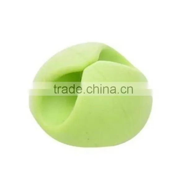 Lightweight Hole Multi-color Silicone Cable Winder photo-2