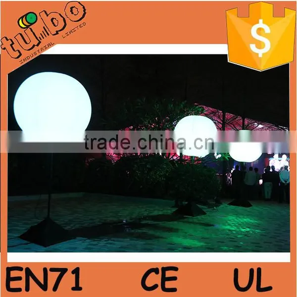 1m Inflatable Lighting Halogen Balloon With Tripod for Decoration photo-4