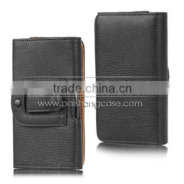 Holster Belt Clip Grain PU Leather Case Cover for Iphone 4G Size