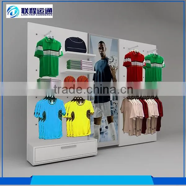Football Mirror Polished Metal Tube Clothes Display Stand photo-2