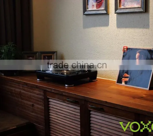 VOXOA DJ Turntable T80 High Torque 3 Speed Vinyl Turntable With Height Adjustable S-shaped Pick up Arm photo-5