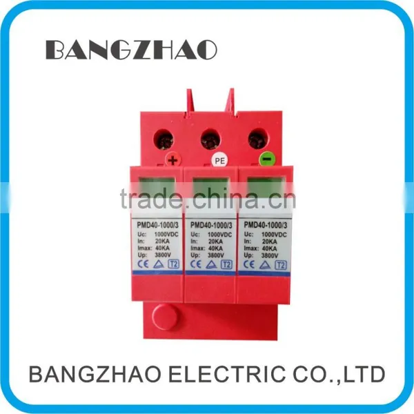 DC1000V-40KA Surge Protective Device(SPD) Photovoltaic System With CE & TUV