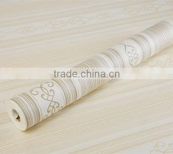 Luxury Striped Wallpaper With Eco-friendly Material photo-3