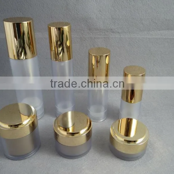 Plastic Airless Bottle and Jars for Cosmetic Packaging