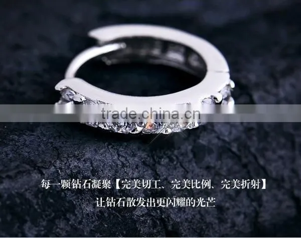 925 Sterling Silver Mini Zircon Paving Setting Earrings for Women photo-4