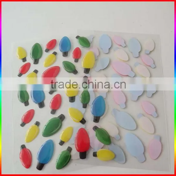 Pepper Design Crystal Epoxy Stickers Colorful photo-3