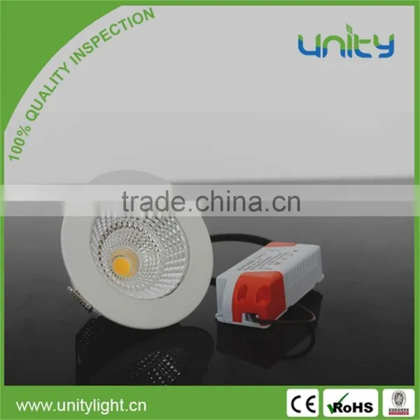 Delicate Appearance 5W COB Beam Angle 30 Degree LED Down Light Aluminum Housing photo-2