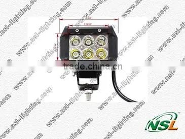 High Intensity!! 18W O Sram Led Light Bar 4x4 Led Light Bar Led Light Bar Cover