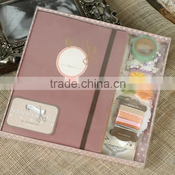 Handmade Paper Scrapbook Kit Album photo-4