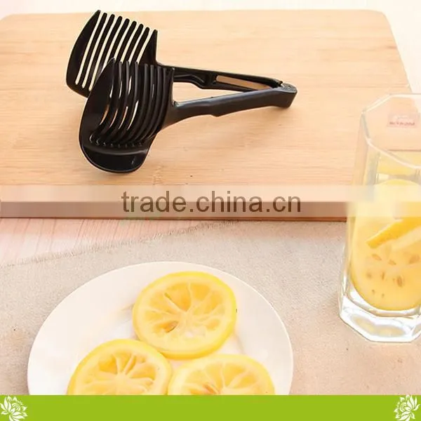 Lemon Fruit Cutting Tongs Fruit Slicer,Round Fruit Vegetable Cutter Slicer, Lemon Tomato Egg Circular Cutter Assistant Slicer photo-3