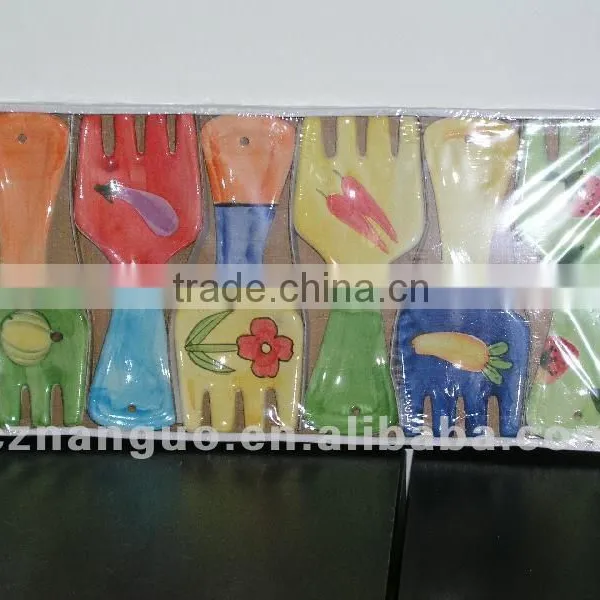 ceramic spoon rest colourful