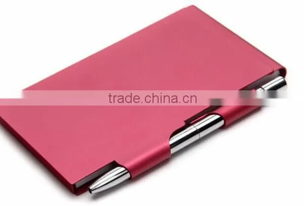 Christmas Gift Mini Notepad With Pen, Small Notepad With Pen, Metal Notepad With Pen photo-5