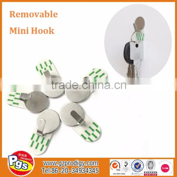 Adhesive Wall Hook/small Metal Hanger photo-2