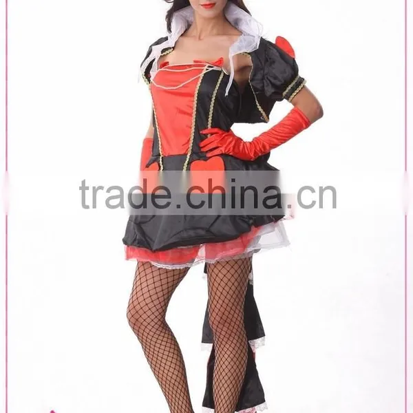 Wholesale Sexy Red Queen Cosplay Costume Sexy Halloween Costumes Queen of Hearts Costume photo-2