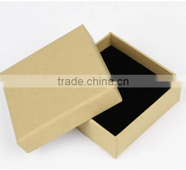 Lid and Base Gift Packaging Brown Paper Box With Clear Window photo-5