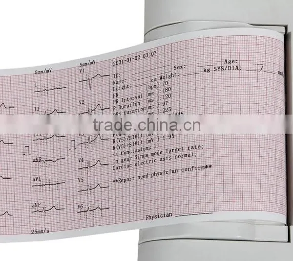 CE&ISO Portable 6-channel Software Electrocardiograph 7 Inch Color Touch Screen ECG Machine EKG Machine EKG-923-Shelly photo-5