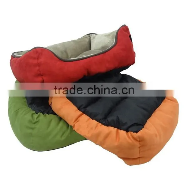 Wholesale Pet Products Low Price Soft Cozy Luxury Rectangle Dog Cat Bed photo-5