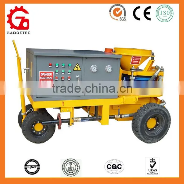 With Electric Drive(Output 5m3/h) Dry and Wet Shotcreting Machine