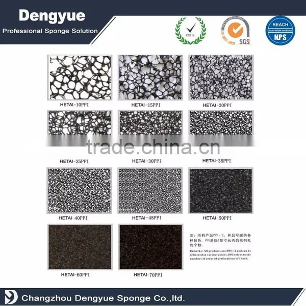 Eco-friendly Sponge Foam Mattress Air Filte Open Cell High Elasticity Polyurethane Filter Foam photo-4