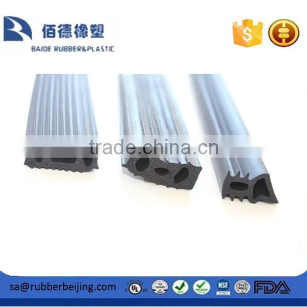 Co-extruded Automotive Rubber Seals Door Weatherstrip for Cars photo-3