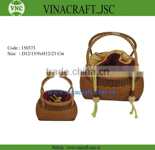 Shopping Lady Bag With Fabric Inside photo-2