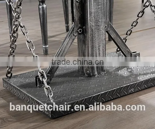 New!!casual Iron Table/ Metal do Old Table Frame With Coffee Shop photo-3