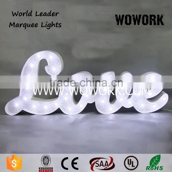 Amusement Colorful Letters LED Carnival Decor Light up Marquee Sign photo-5
